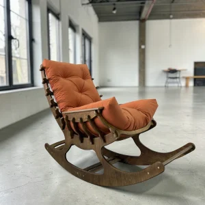 Кресло-качалка Fiamma дуб Carrot Stelvio