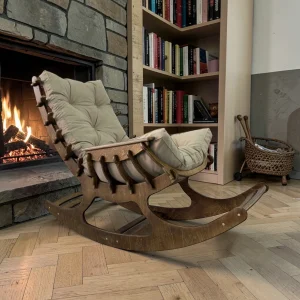 Кресло-качалка Fiamma дуб Latte Stelvio