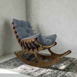 Кресло-качалка Fiamma дуб Stone Stelvio