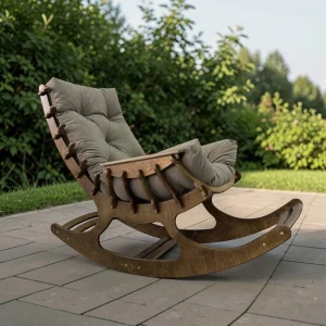 Кресло-качалка Fiamma дуб Cocoa Stelvio