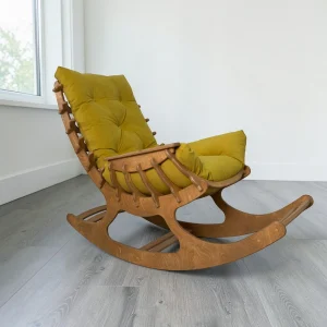 Кресло-качалка Fiamma тик Mimosa Stelvio