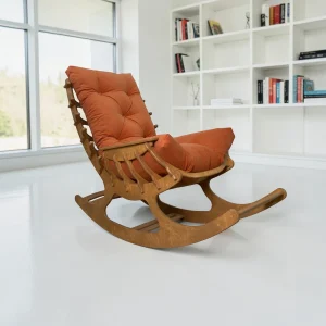 Кресло-качалка Fiamma тик Carrot Stelvio