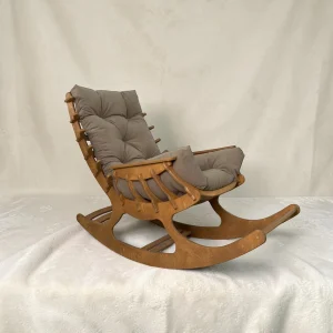Кресло-качалка Fiamma тик Cocoa Stelvio