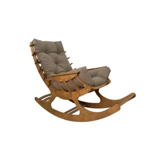 Кресло-качалка Fiamma тик Cocoa Stelvio