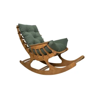 Кресло-качалка Fiamma тик Moss Stelvio