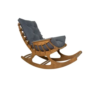 Кресло-качалка Fiamma тик Stone Stelvio